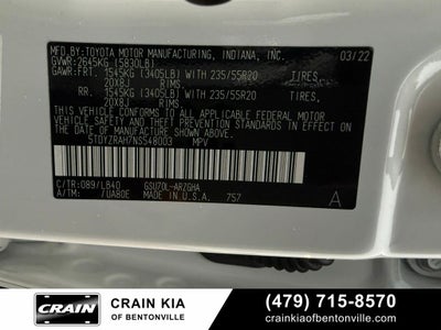 2022 Toyota Highlander Limited - SUNROOF / CLEAN CARFAX / ONE OWNER