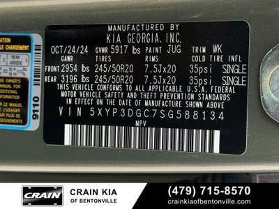 2025 Kia Telluride EX X-Line - KIA CPO / AWD / SUNROOF