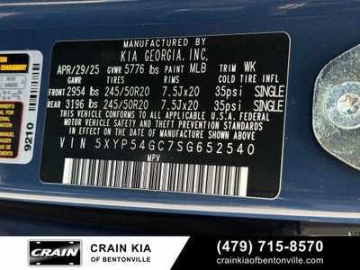 2025 Kia Telluride SX - KIA CPO / SUNROOF / ONE OWNER