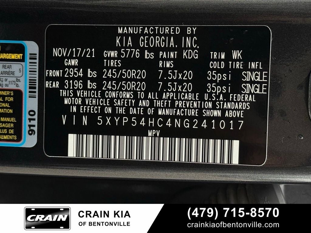 2022 Kia Telluride SX - SUNROOF / CARFAX ONE OWNER