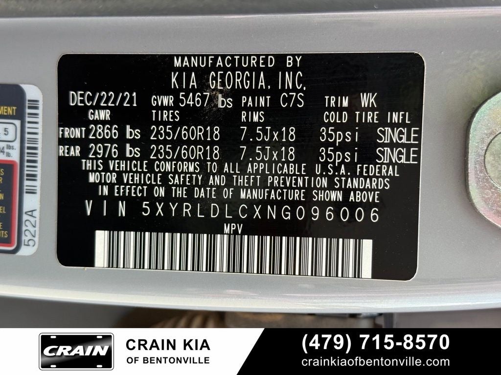 2022 Kia Sorento S X-Line - KIA CPO / AWD / PANORAMIC SUNROOF