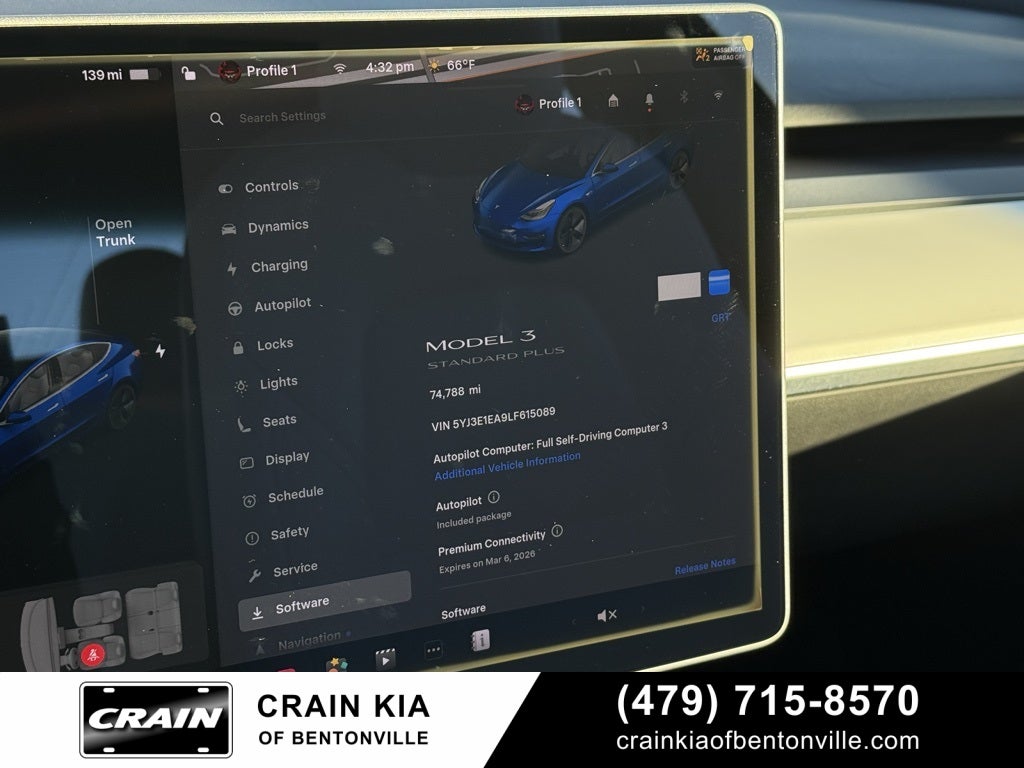 2020 Tesla Model 3 Standard Range Plus