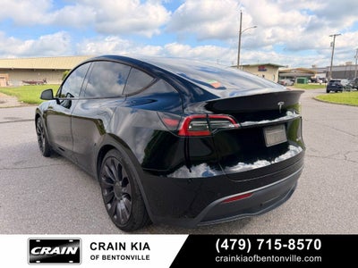 2022 Tesla Model Y Performance - AWD / CLEAN CARFAX / WHITE INTERIOR