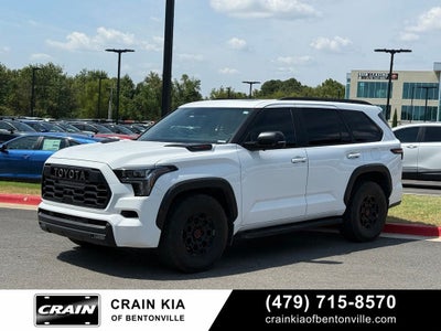 2024 Toyota Sequoia TRD Pro - 4WD / CLEAN CARFAX / PANORAMIC SUNROOF