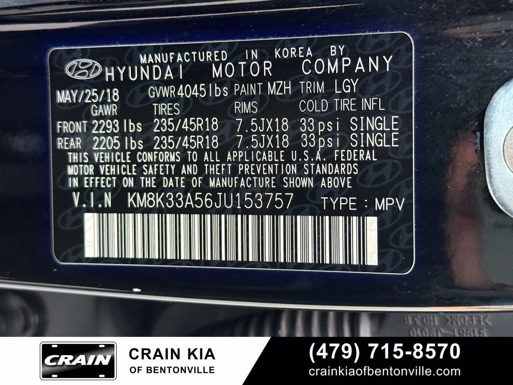 2018 Hyundai Kona Limited