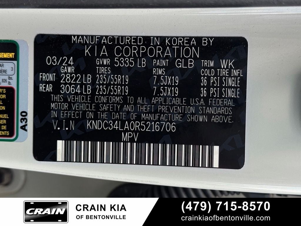 2024 Kia EV6 Wind - KIA CPO / CLEAN CARFAX / ONE OWNER