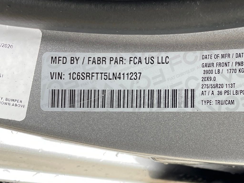 2020 RAM 1500 Rebel