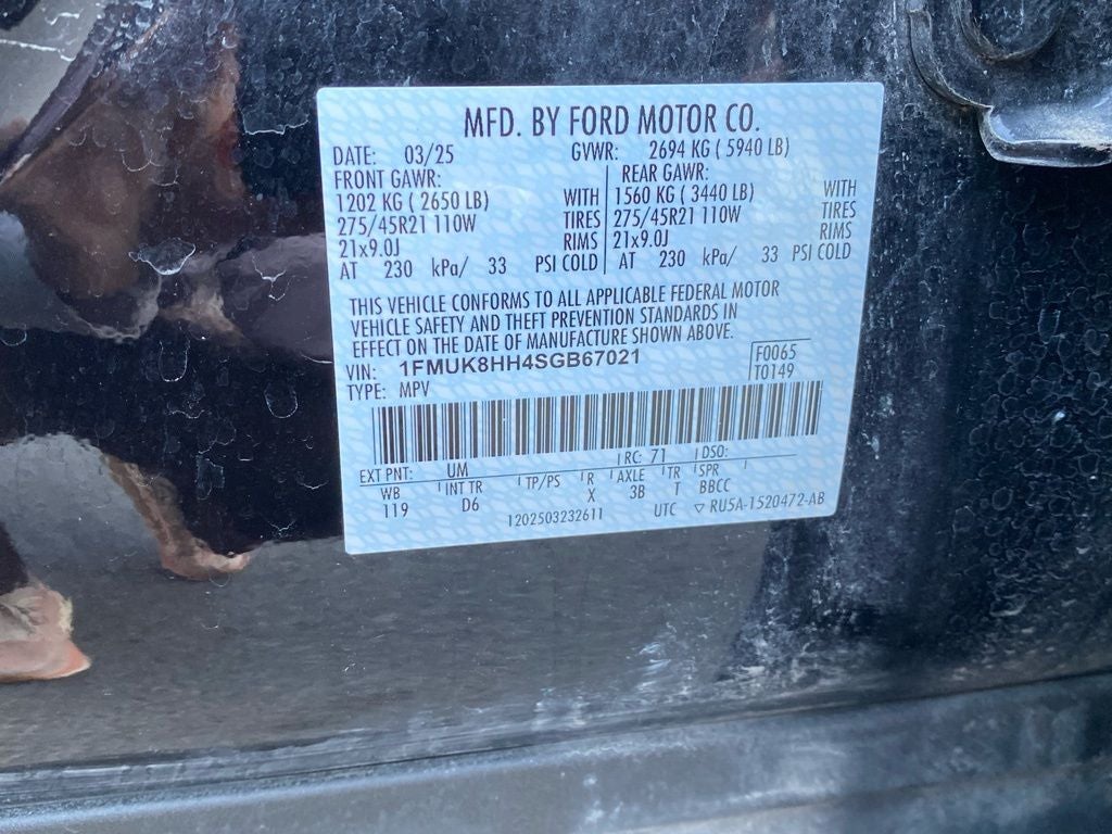 2025 Ford Explorer Platinum