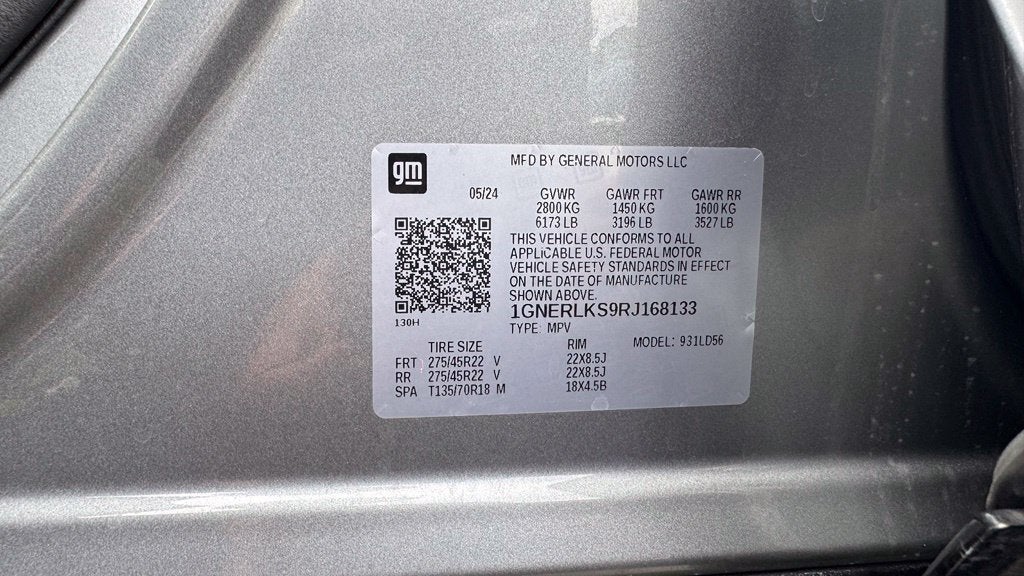 2024 Chevrolet Traverse RS BOSE AUDIO / NAV / MOONROOF /
