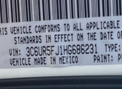 2017 RAM 2500 Laramie 4X4 / NAV / REMOTE START