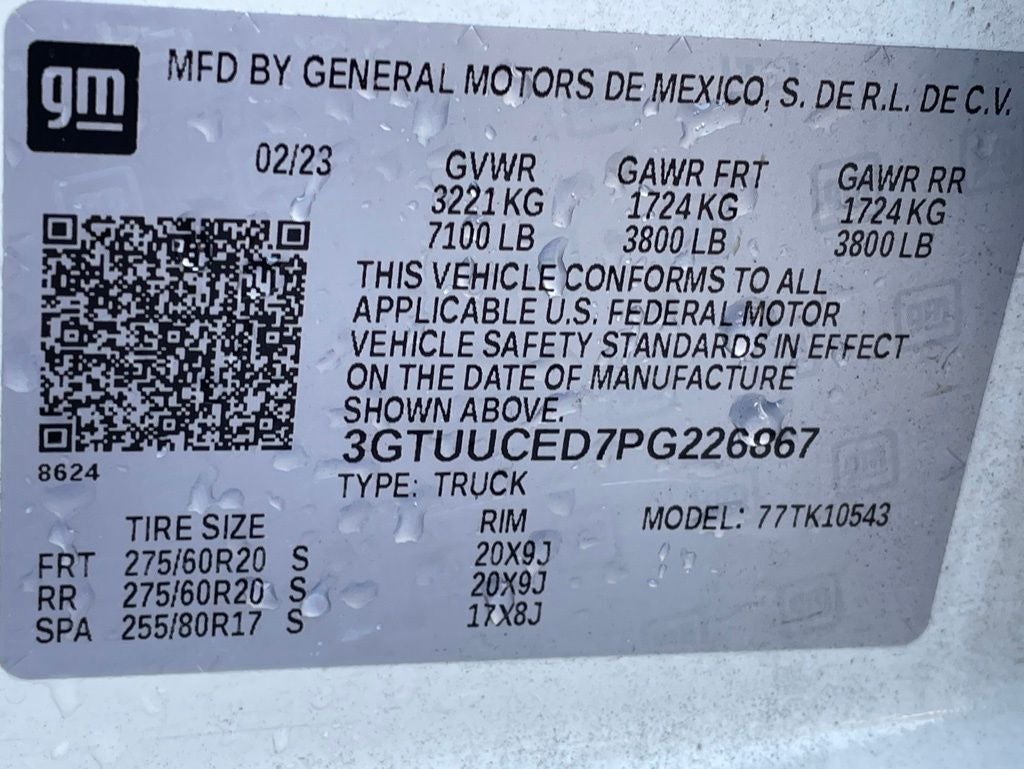 2023 GMC Sierra 1500 Elevation 4X4 / LEATHER / HEATED SEATS