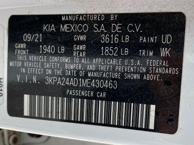 2021 Kia Rio LX