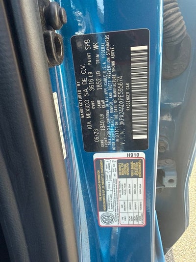 2023 Kia Rio S TECH PACK / ONE OWNER