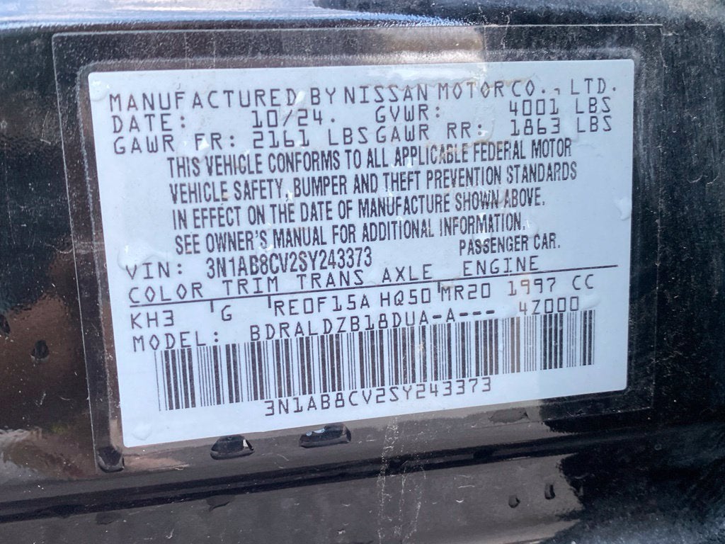 2025 Nissan Sentra SV ONE OWNER / KEYLESS ENTRY / BLIND SPOT