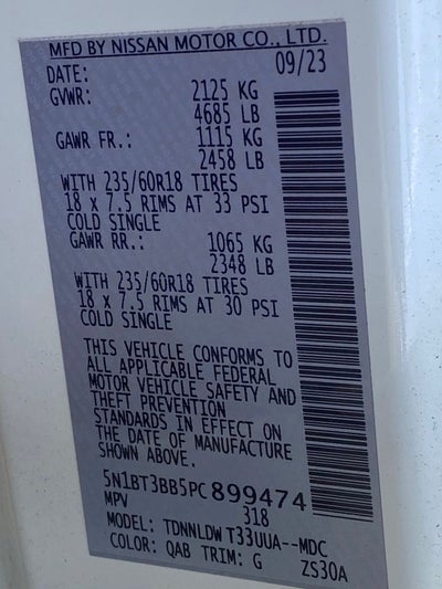 2023 Nissan Rogue SV AWD / CLEAN CARFAX
