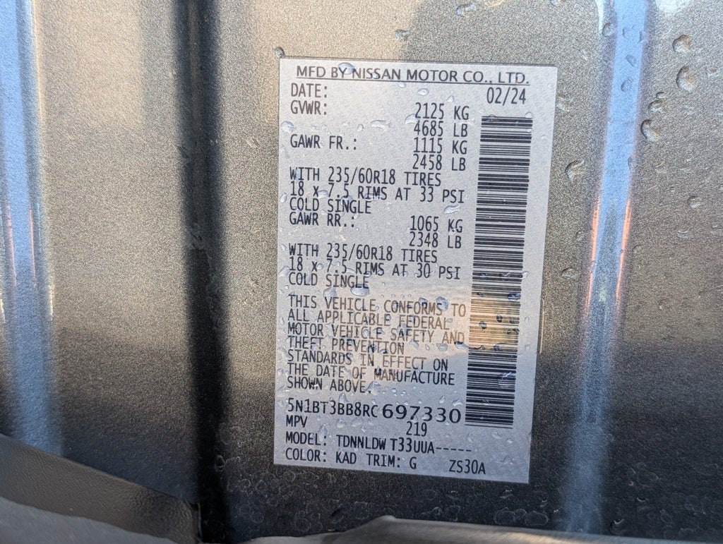 2024 Nissan Rogue SV AWD / ONE OWNER / CLEAN CARFAX