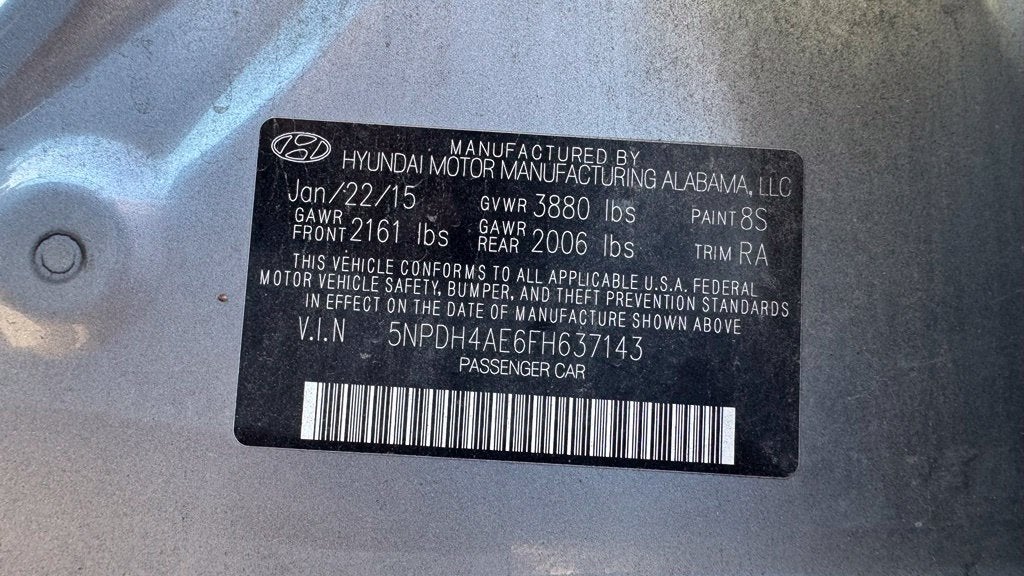 2015 Hyundai Elantra SE LOW PAYMENTS