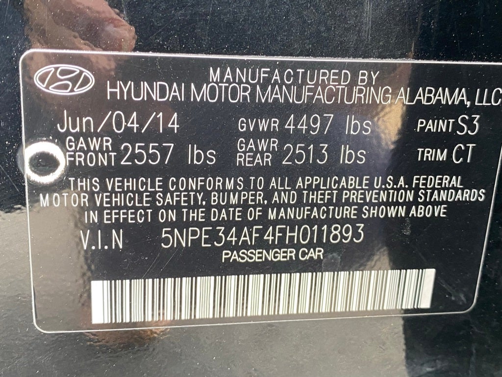 2015 Hyundai Sonata Limited LEATHER / HEATED SEATS