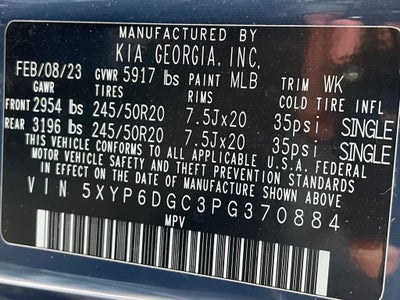 2023 Kia Telluride S SUNROOF / NAV / LEATHER / HEATED SEATS