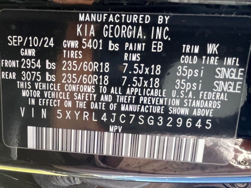 2025 Kia Sorento S MOONROOF / LEATHER / HEATED SEATS