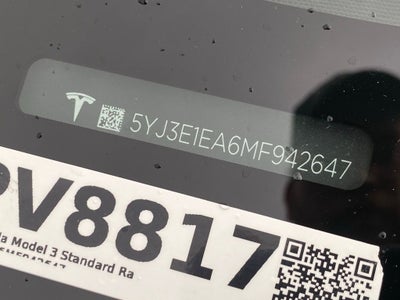 2021 Tesla Model 3 Standard Range Plus
