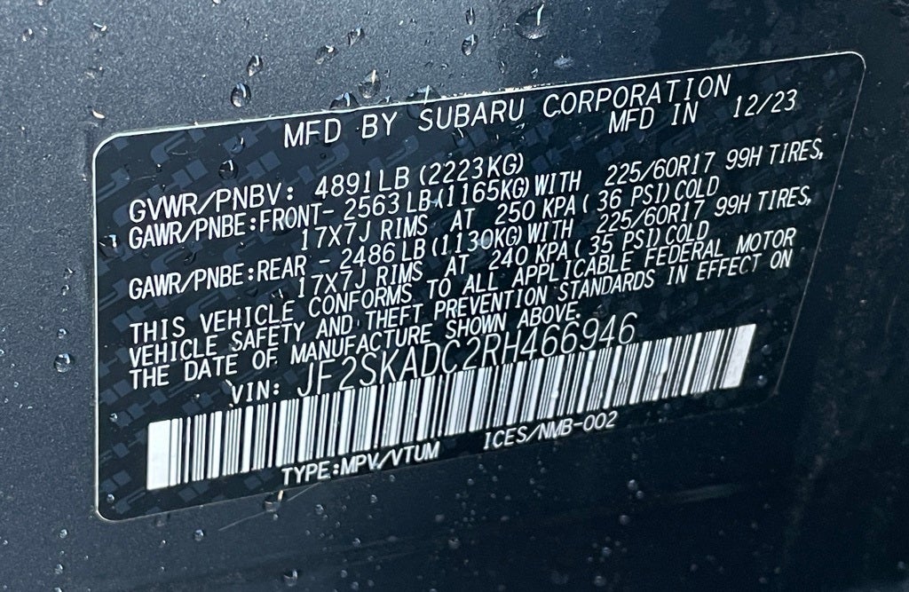 2024 Subaru Forester Premium MOONROOF / HEATED SEATS / AWD