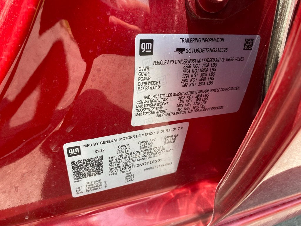 2022 GMC Sierra 1500 Limited SLT *Preferred Pkg/ X31 Off-Road Pkg
