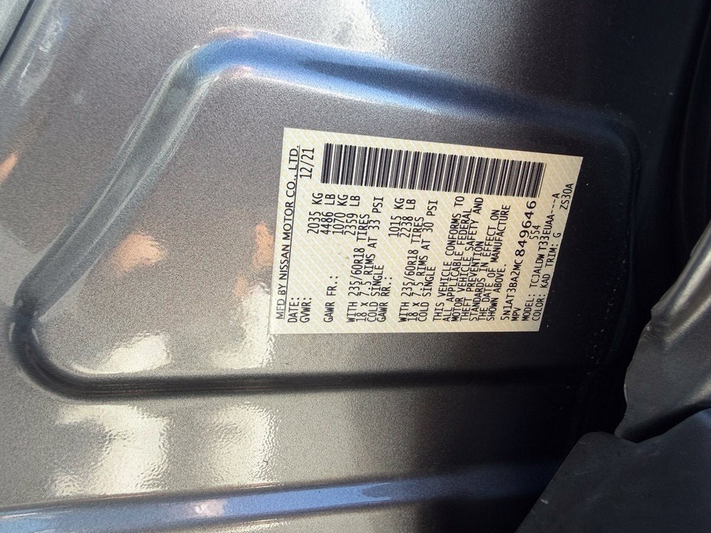 2021 Nissan Rogue SV *Premium Pkg/Panoramic Roof