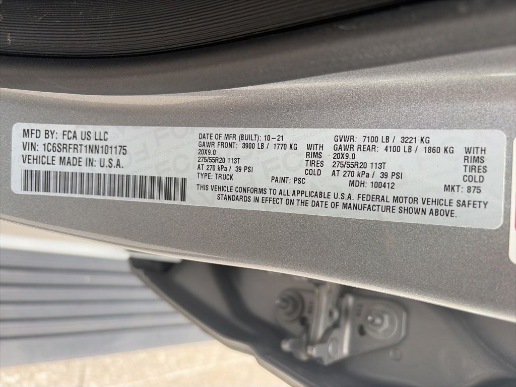2022 RAM 1500 Laramie LWB 4x4 Fully Loaded