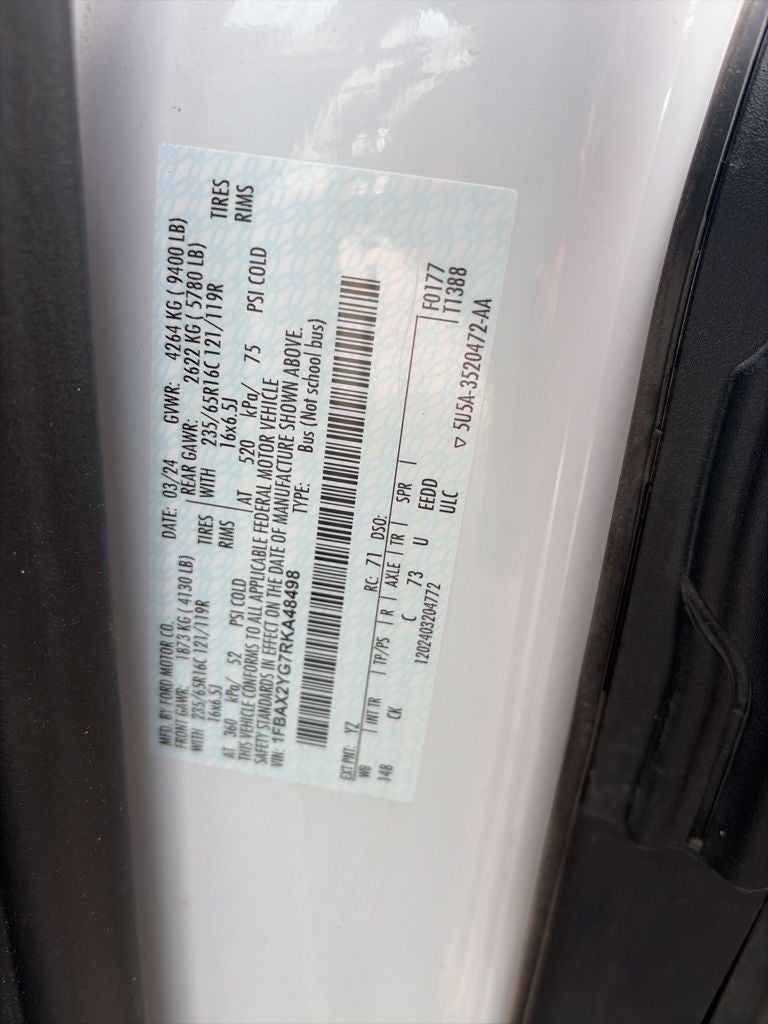 2024 Ford Transit-350 XLT