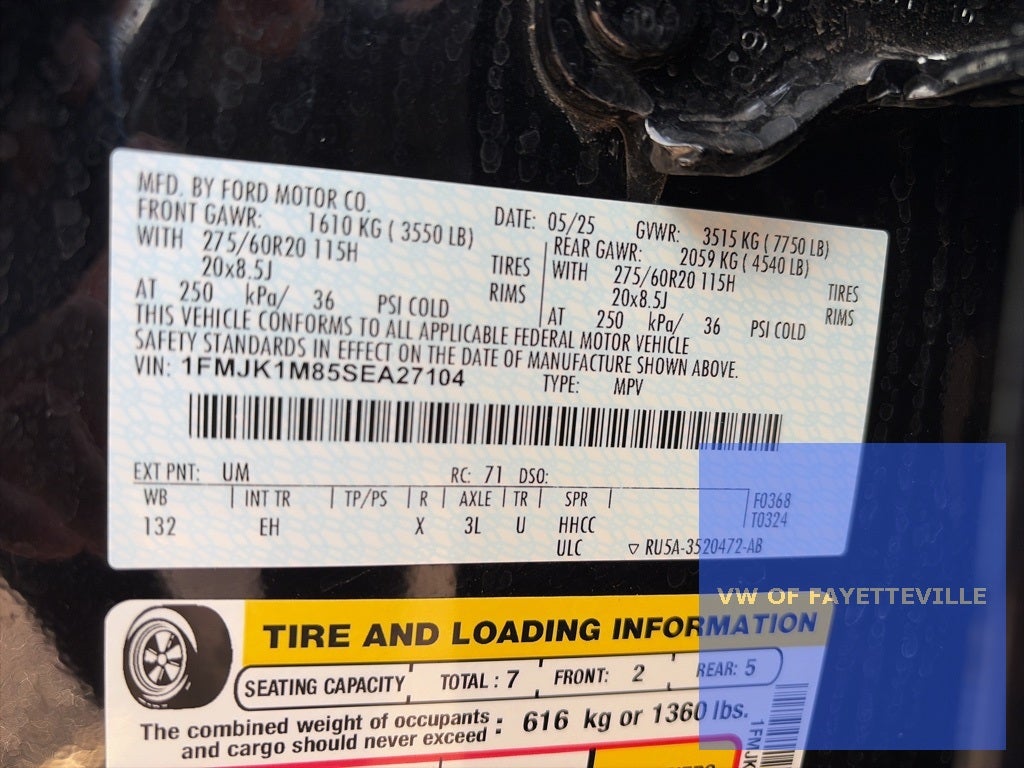 2025 Ford Expedition Max Platinum CLEAN 1-OWNER CARFAX