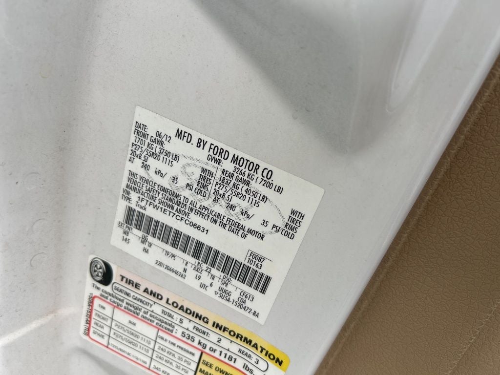 2012 Ford F-150 Lariat 4X4 CLEAN 1 OWNER CARFAX!!!