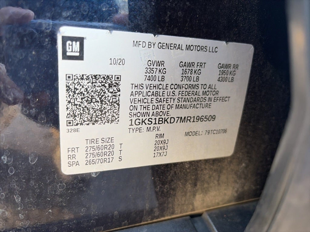 2021 GMC Yukon SLT LUXURY PLUS PACKAGE 2ND ROW BUCKETS