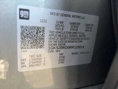 2024 GMC Yukon SLT 2ND ROW BENCH! LUXURY PACKAGE 1 OWNER CLEAN CARFAX