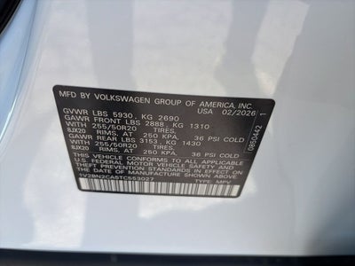 2026 Volkswagen Atlas 2.0T SEL