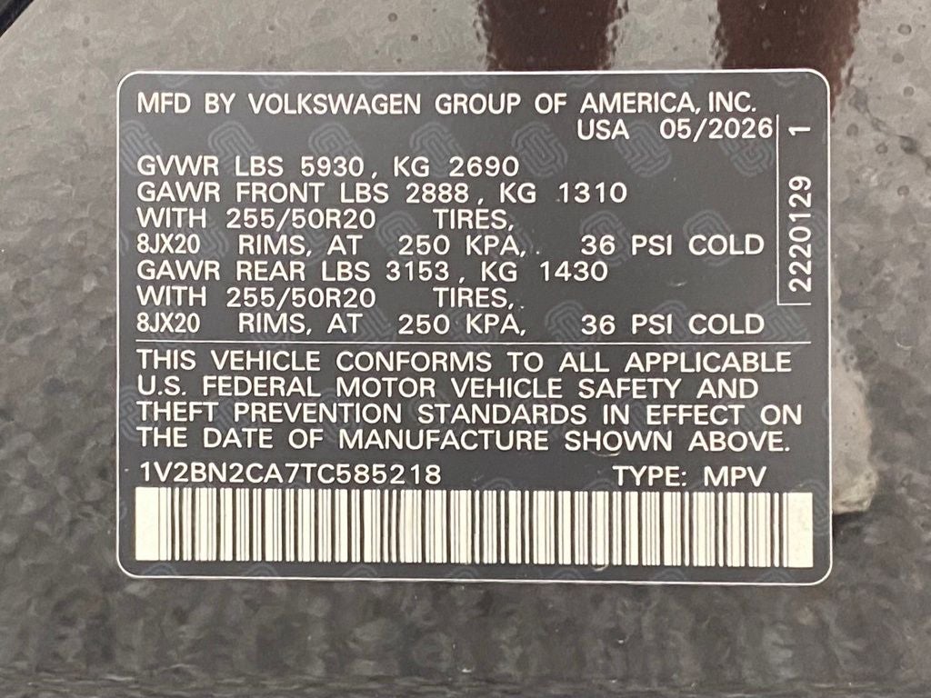 2026 Volkswagen Atlas 2.0T SEL