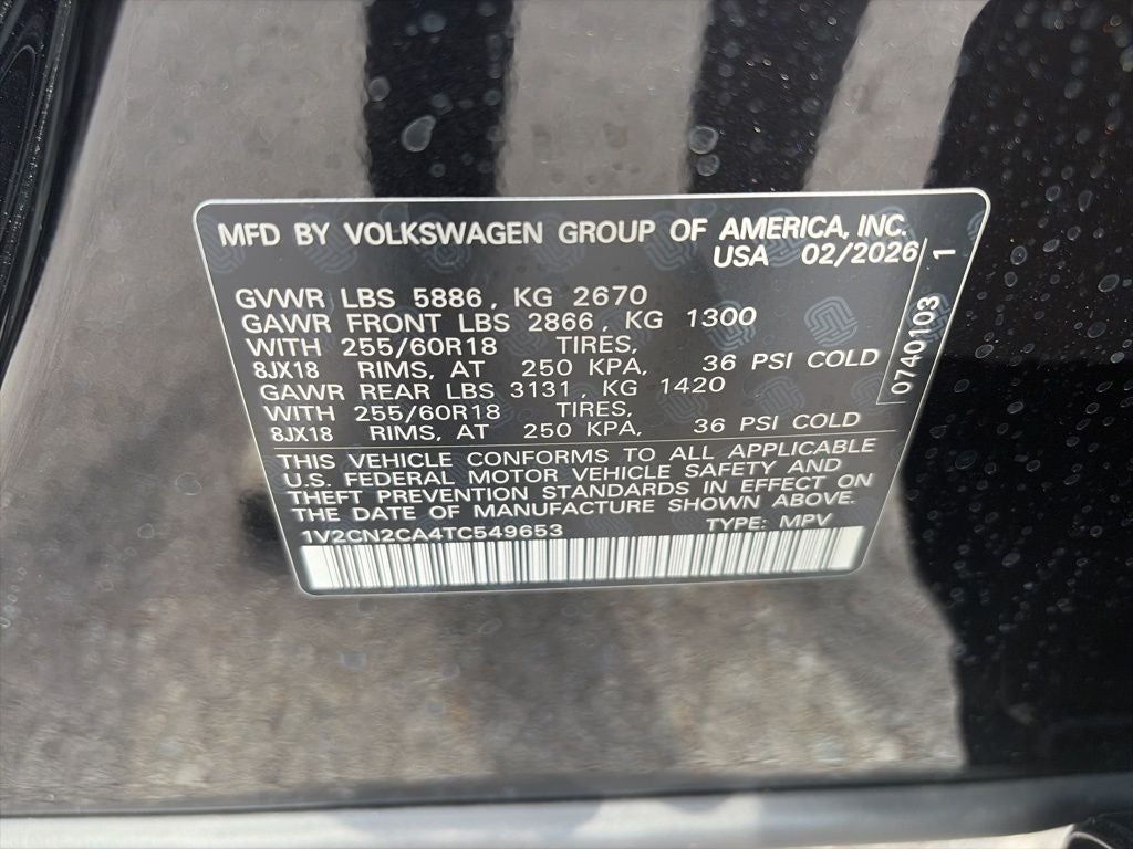 2026 Volkswagen Atlas 2.0T Peak Edition