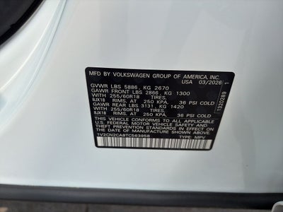 2026 Volkswagen Atlas 2.0T Peak Edition