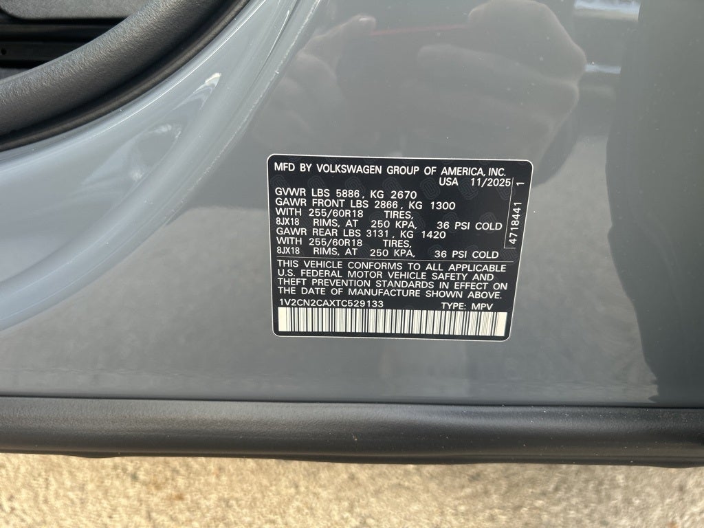 2026 Volkswagen Atlas 2.0T Peak Edition