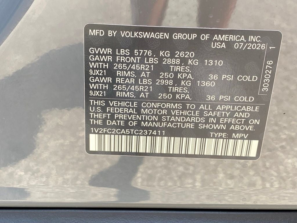 2026 Volkswagen Atlas Cross Sport 2.0T SEL Premium R-Line