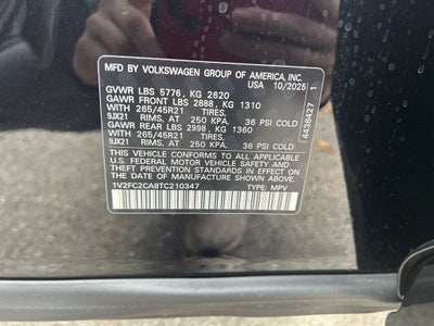 2026 Volkswagen Atlas Cross Sport 2.0T SEL Premium R-Line