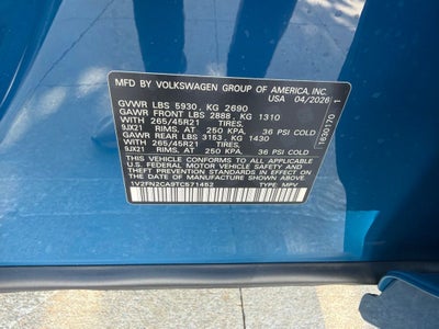 2026 Volkswagen Atlas 2.0T SEL Premium R-Line