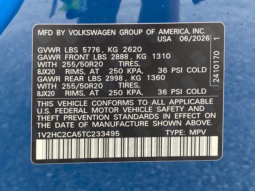 2026 Volkswagen Atlas Cross Sport 2.0T SE w/Technology