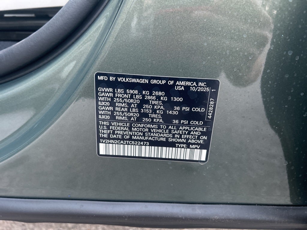 2026 Volkswagen Atlas 2.0T SE w/Technology