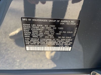 2026 Volkswagen Atlas 2.0T SE w/Technology