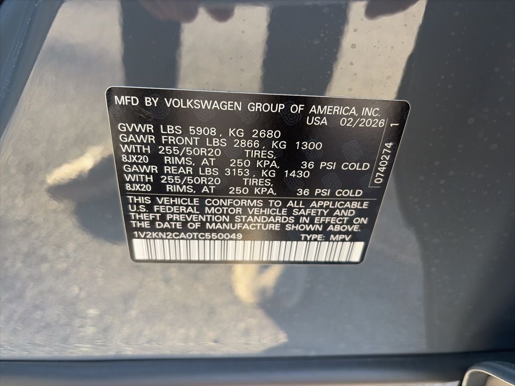 2026 Volkswagen Atlas 2.0T SE w/Technology