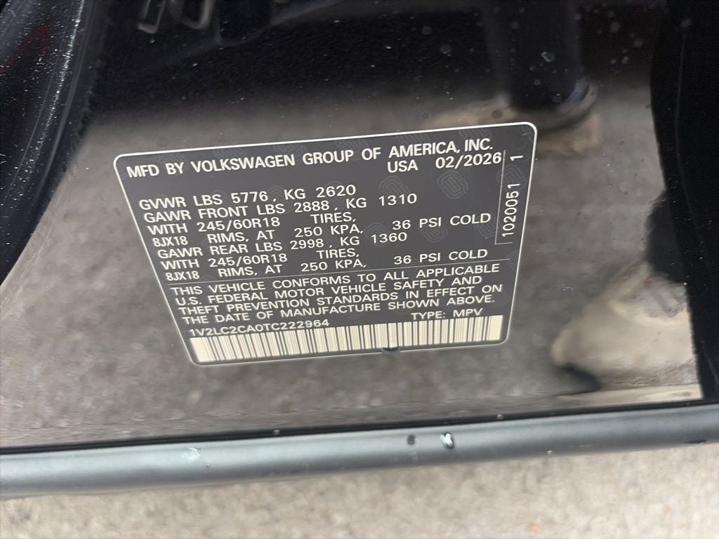 2026 Volkswagen Atlas Cross Sport 2.0T SE