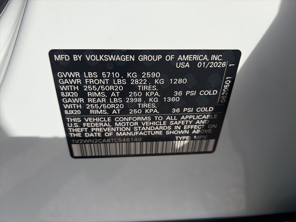 2026 Volkswagen Atlas 2.0T SE w/Technology