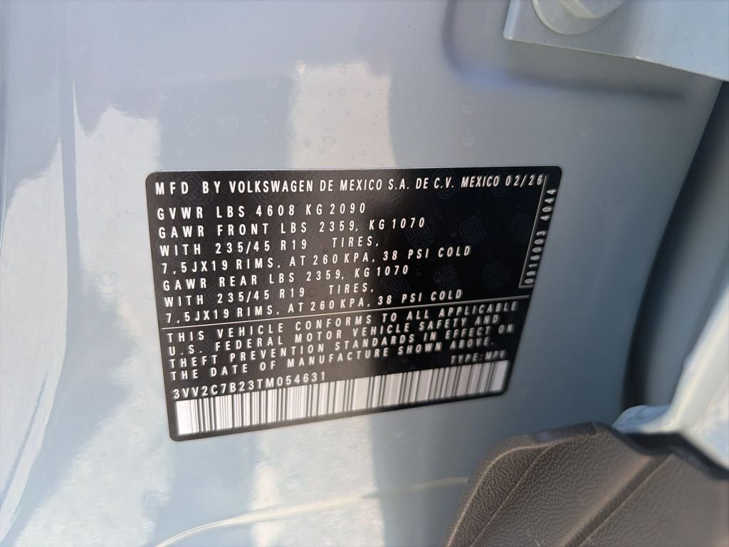 2026 Volkswagen Taos 1.5T SE Black