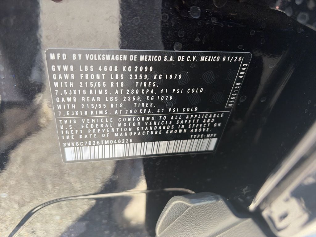 2026 Volkswagen Taos 1.5T S